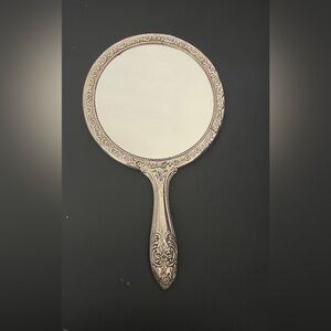 Elegant Silver Hand Mirror
